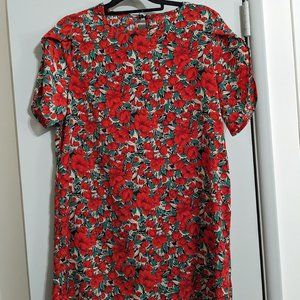 Bright Floral Flowy Dress